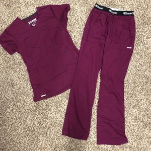 Greys Anatomy Wine Scrubs